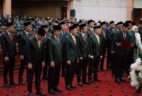 Pelantikan anggota DPRD Bontang periode 2024-2029. (int)