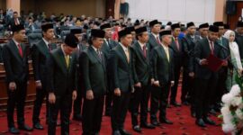 Pelantikan anggota DPRD Bontang periode 2024-2029. (int)