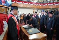 Pelantikan anggota DPRD Kutai Timur periode 2024-2029. (ist)