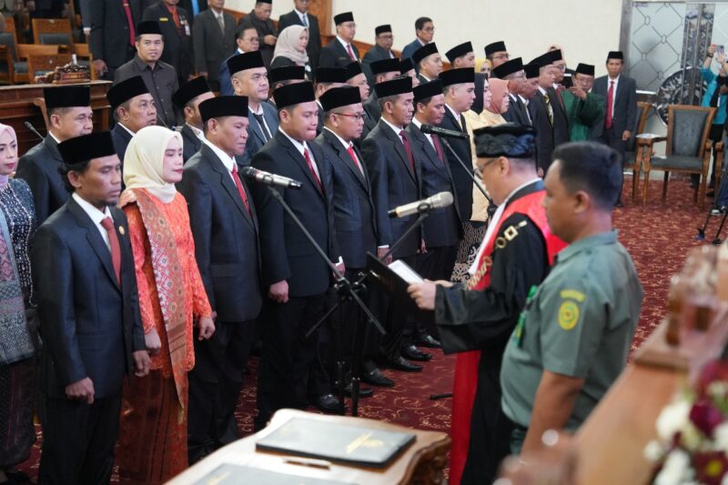 Pelantikan anggota DPRD Kutim periode 2024-2029. (ist)