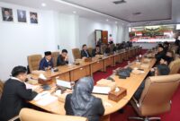Suasana rapat Paripurna kedua DPRD Bontang masa sidang I tahun 2024. (ist)