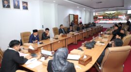 Suasana rapat Paripurna kedua DPRD Bontang masa sidang I tahun 2024. (ist)
