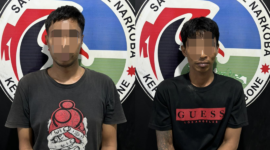 Dua pelaku narkoba asal Wajo yang diamankan Polres Bone. (ist)