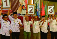 Paslon Pilkada Bone resmi mengantongi nomor urut. (DIKSIKU/Idhul)