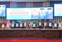Penandatanganan komitmen integritas Tim Kerja JOKKA. (ist)