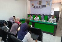 Bawaslu Bone gelar Rakor dengan seluruh Panwascam di Kabupaten Bone, Rabu (4/9/2024). (ist)