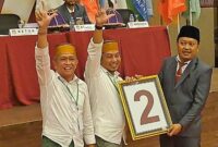 Pasangan |ALL-IN mendapatkan nomor urut 2 dalam Pilkada Bone 2024. (DIKSIKU/Idhul)