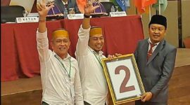 Pasangan |ALL-IN mendapatkan nomor urut 2 dalam Pilkada Bone 2024. (DIKSIKU/Idhul)
