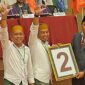 Pasangan |ALL-IN mendapatkan nomor urut 2 dalam Pilkada Bone 2024. (DIKSIKU/Idhul)