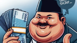 ilustrasi politik uang. (int)