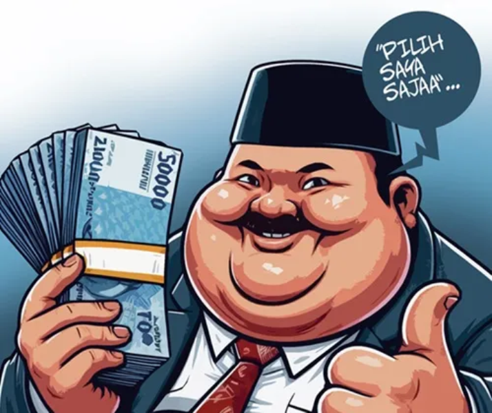 ilustrasi politik uang. (int)