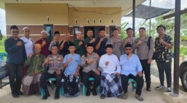 Kapolsek Sangatta Utara bersilaturahmi dengan PCNU Kutim. (ist)