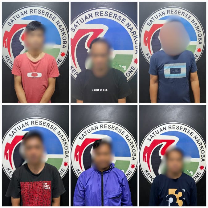 Para pelaku Narkoba yang diamankan Polres Bone. (ist)