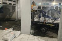 Logistik Pemilu 2024 tiba di Kantor KPU Bone, Sabtu (12/10). (ist)