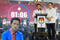 kolase foto pendamping desa, Asmarjun, dan Paslon Beramal. (ist)