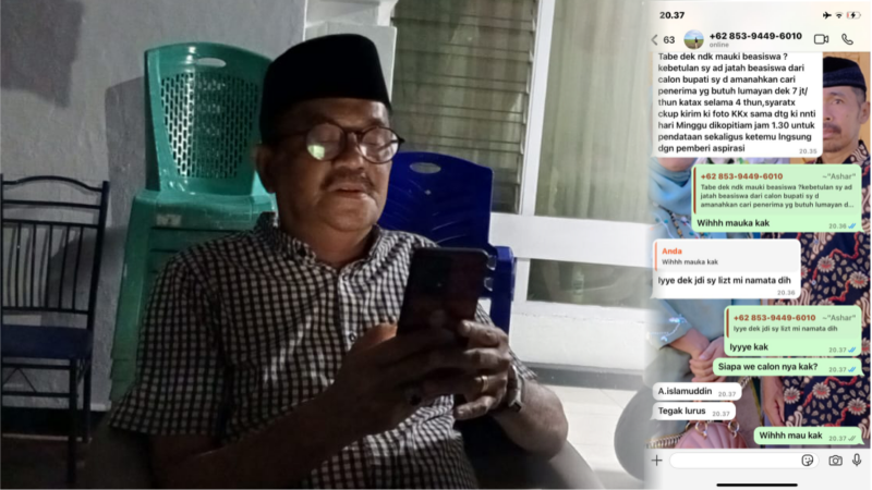 Ketua Tim Pemenangan Paslon Tegak Lurus, Andi Herman Sampara. (ist)