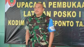 Kolonel Inf Bobbie Triyantho saat masih menjabat Kasrem 141 Toddopuli, Kabupaten Bone. (int)