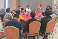 Rapat Koordinasi Bawaslu Bone dalam menghadapi sengketa Pilgub Sulsel. (ist)