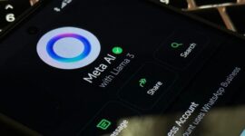 Fitur Meta AI di WhatsApp. (int)