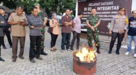 Bawaslu Awasi Pemusnahan Surat Suara Rusak, Pastikan Proses Pemilu Bebas Manipulasi. (foto:ist)