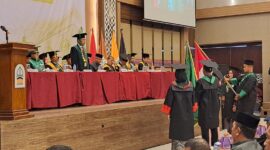 Suasana acara wisuda IAIN Bone di Hotel Novena, Watampone, Senin (2/12). (ist)