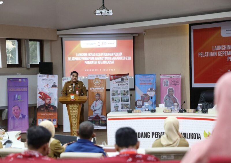 Asisten III Bidang Administrasi Umum Kota Makassar, Andi Irwan Bangsawan, memberikan sambutan. (ist)