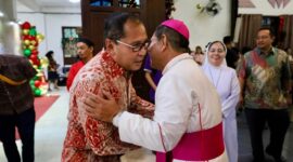 Danny Pomanto Hadiri Open House Natal 2024, Tunjukkan Komitmen Toleransi di Makassar. (ist)