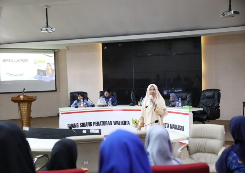 Diskominfo Makassar Perkuat Pengelolaan Aduan Publik Melalui SP4N LAPOR!. (foto:ist)