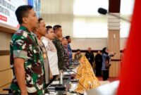 Forkopimda Sulsel dalam rapat koordinasi terkait akselerasi pembangunan Sulsel 2025. (ist)