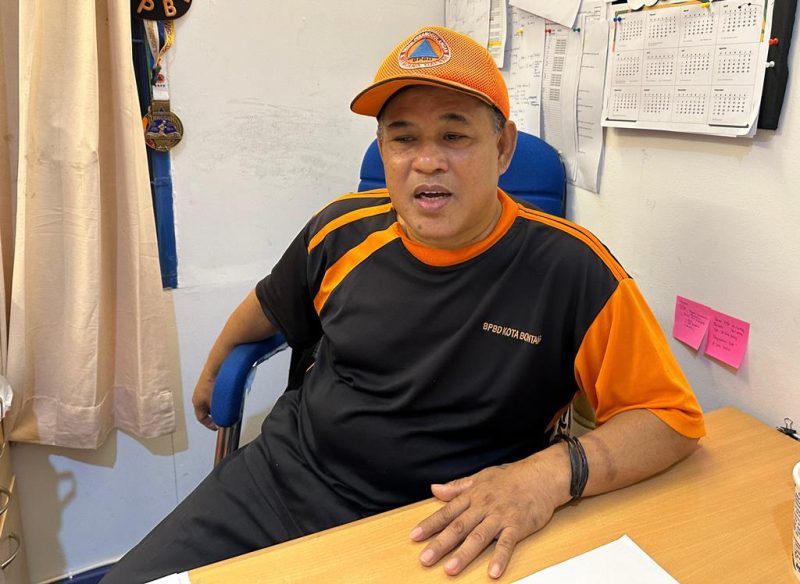 Kepala Pelaksana BPBD Kota Bontang, Usman. (foto;sadah)