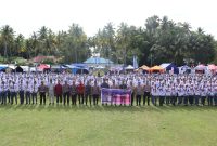 1.461 Pelajar Ikut Perkemahan PKS, Kapolres Bone Tekankan Disiplin Berlalu Lintas. (ist)