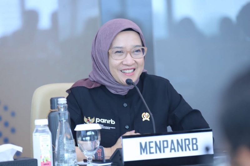 Menteri Pendayagunaan Aparatur Negara dan Reformasi Birokrasi (MenPANRB) Rini Widyantini. (int)