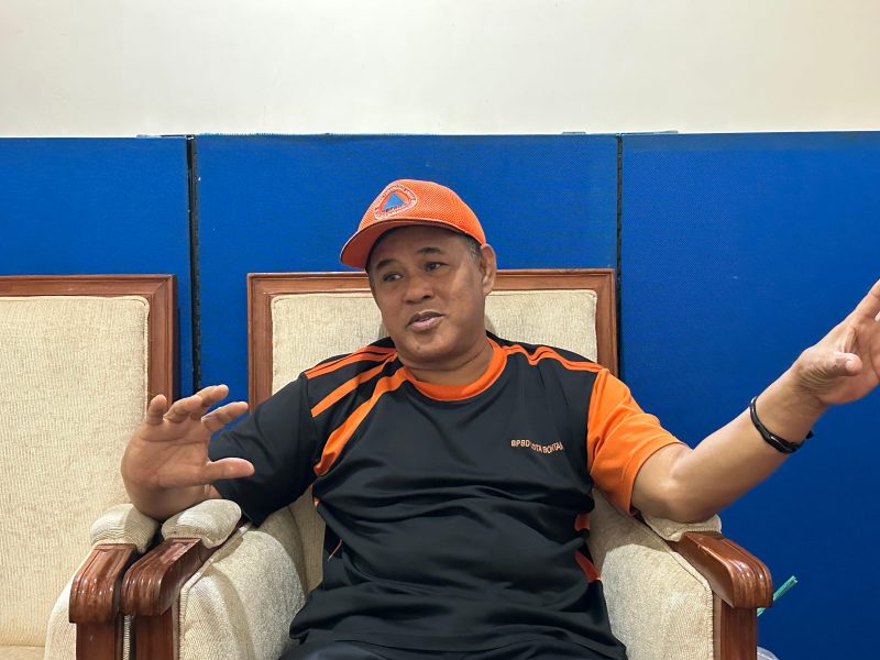 Kepala BPBD Bontang, Usman. (foto;sadah)