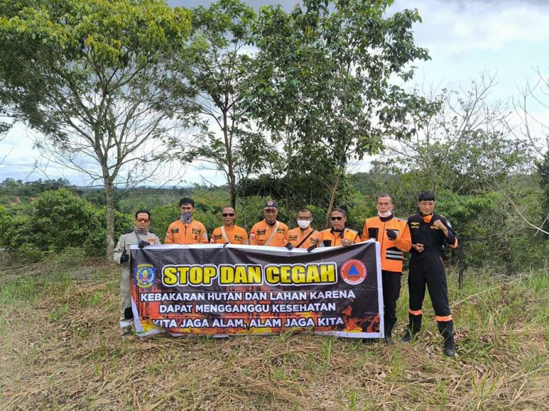 BPBD Bontang Intensifkan Patroli Karhutla. (ist)
