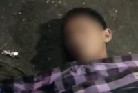 Satu korban tewas di tempat akibat laka tunggal di Latteko, Kecamatan Awangpone, Kabupaten Bone, Sabtu (15/3). (ist)