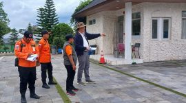 BPBD Bontang Tinjau Wisma PT KPI. (ist)