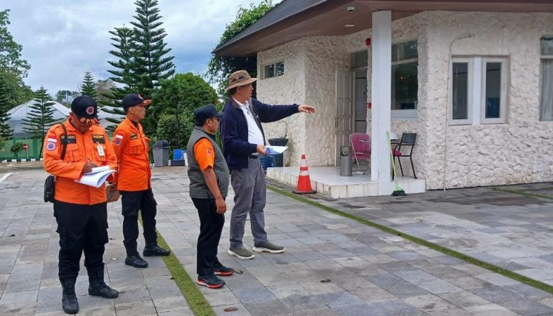 BPBD Bontang Tinjau Wisma PT KPI. (ist)