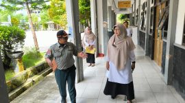 BPBD Kota Bontang Perkuat Mitigasi Bencana di SMP Negeri 9. (ist)