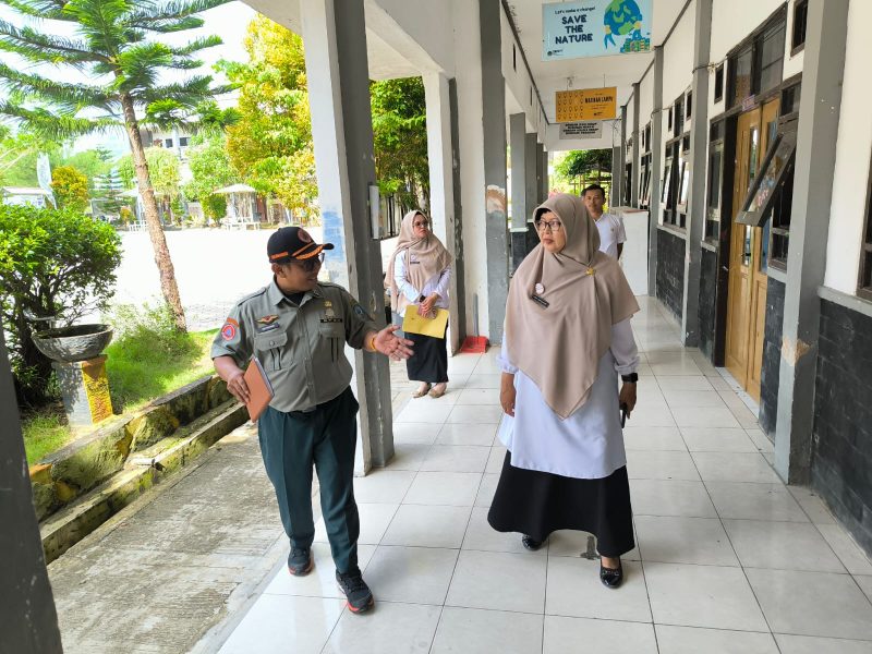 BPBD Kota Bontang Perkuat Mitigasi Bencana di SMP Negeri 9. (ist)