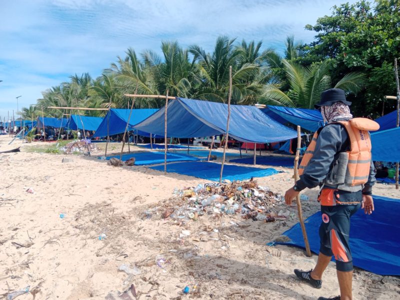 BPBD Bontang Sebut Pengelolaan Sampah di Pulau Wisata Perlu Penanganan Serius. (ist)