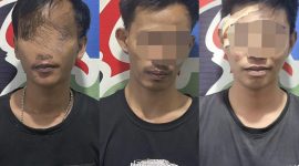 Tiga pelaku yang ditangkap Satresnarkoba Polres Bone dalam operasi selama 2 hari. (ist)