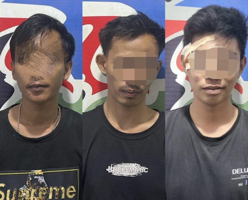Tiga pelaku yang ditangkap Satresnarkoba Polres Bone dalam operasi selama 2 hari. (ist)