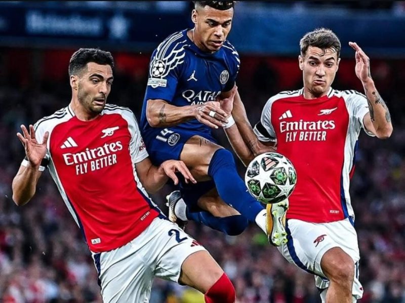 PSG kalahkan Arsenal di Leg I Semifinal Liga Champions 2024/2025.,Rabu (30/4). (ist)