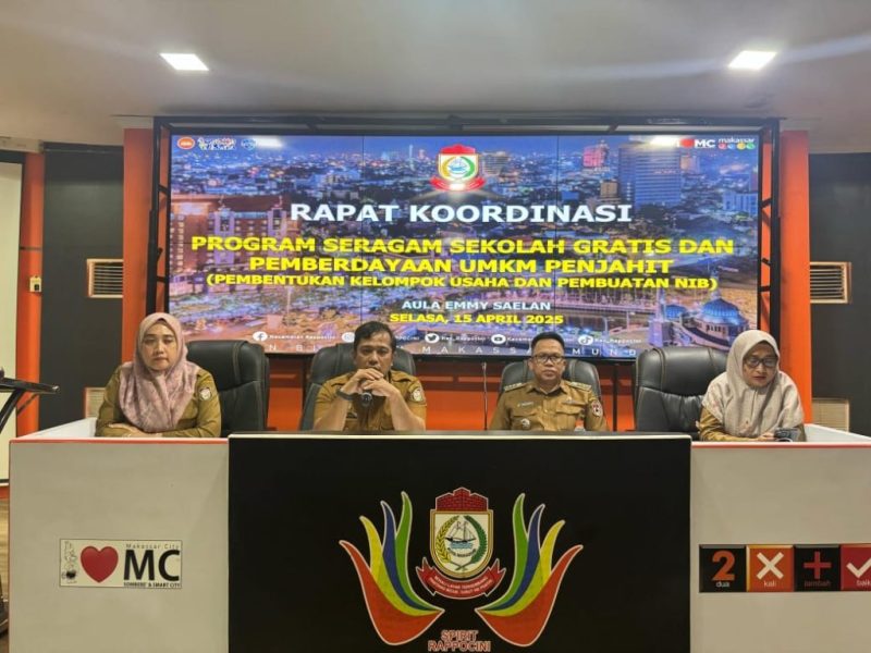 Makassar Siap Luncurkan Program Seragam Gratis, Tukang Jahit Lokal Dilibatkan Aktif. (ist)