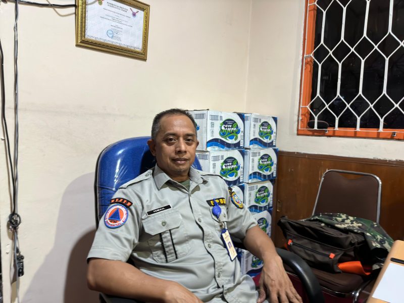 Kepala Bidang Kedaruratan dan Logistik BPBD Bontang, Ismail. (ist)