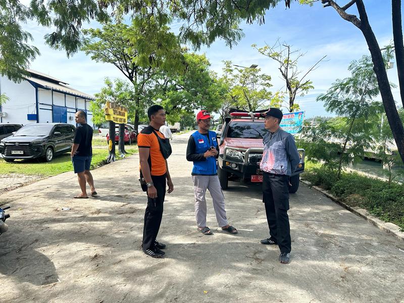 Akhir Pekan Padat, BPBD Bontang Intensifkan Pengawasan di Pelabuhan Tanjung Laut. (foto:ist)