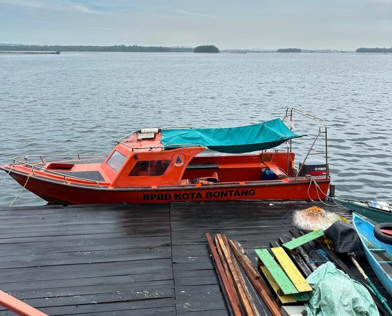 Antisipasi Insiden Laut, BPBD Bontang Siagakan Speed Boat di Dua Titik Kunci. (foto:ist)