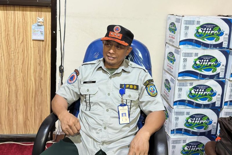 Kepala Bidang Kedaruratan dan Logistik, Ismail. (ist)