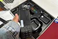 BPBD Bontang Dapat Telepon Satelit dari Pemprov Kaltim. (ist)