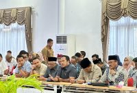 Anggota DPRD Kota Bontang Faisal FBR saat menyampaikan usulannya di Musrembang RPJMD, Senin (19/5). (ist)